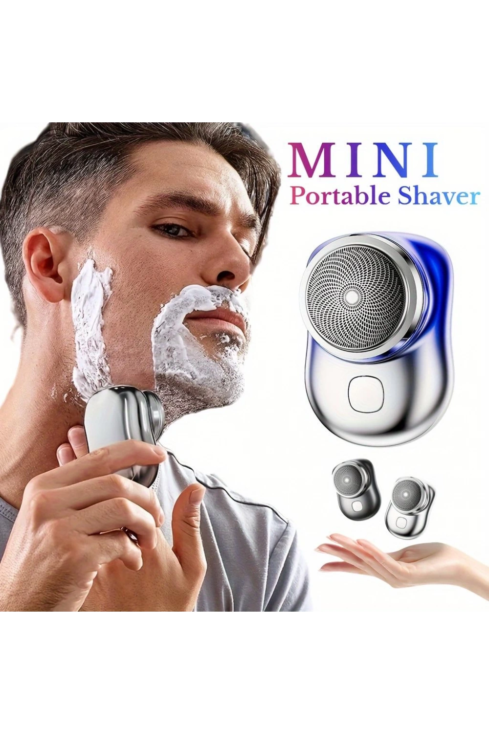 Mini Taşınabilir Tıraş Makinesi – Ipx7 Su Geçirmez, Type-c Şarjlı