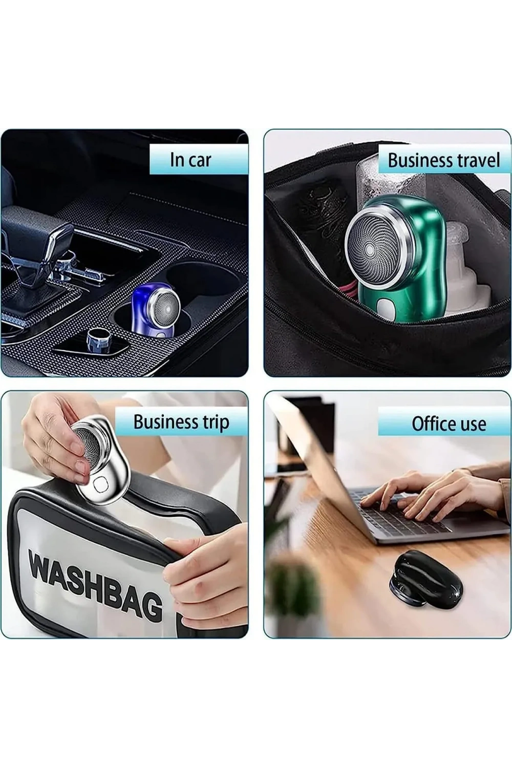 Mini Taşınabilir Tıraş Makinesi – Ipx7 Su Geçirmez, Type-c Şarjlı