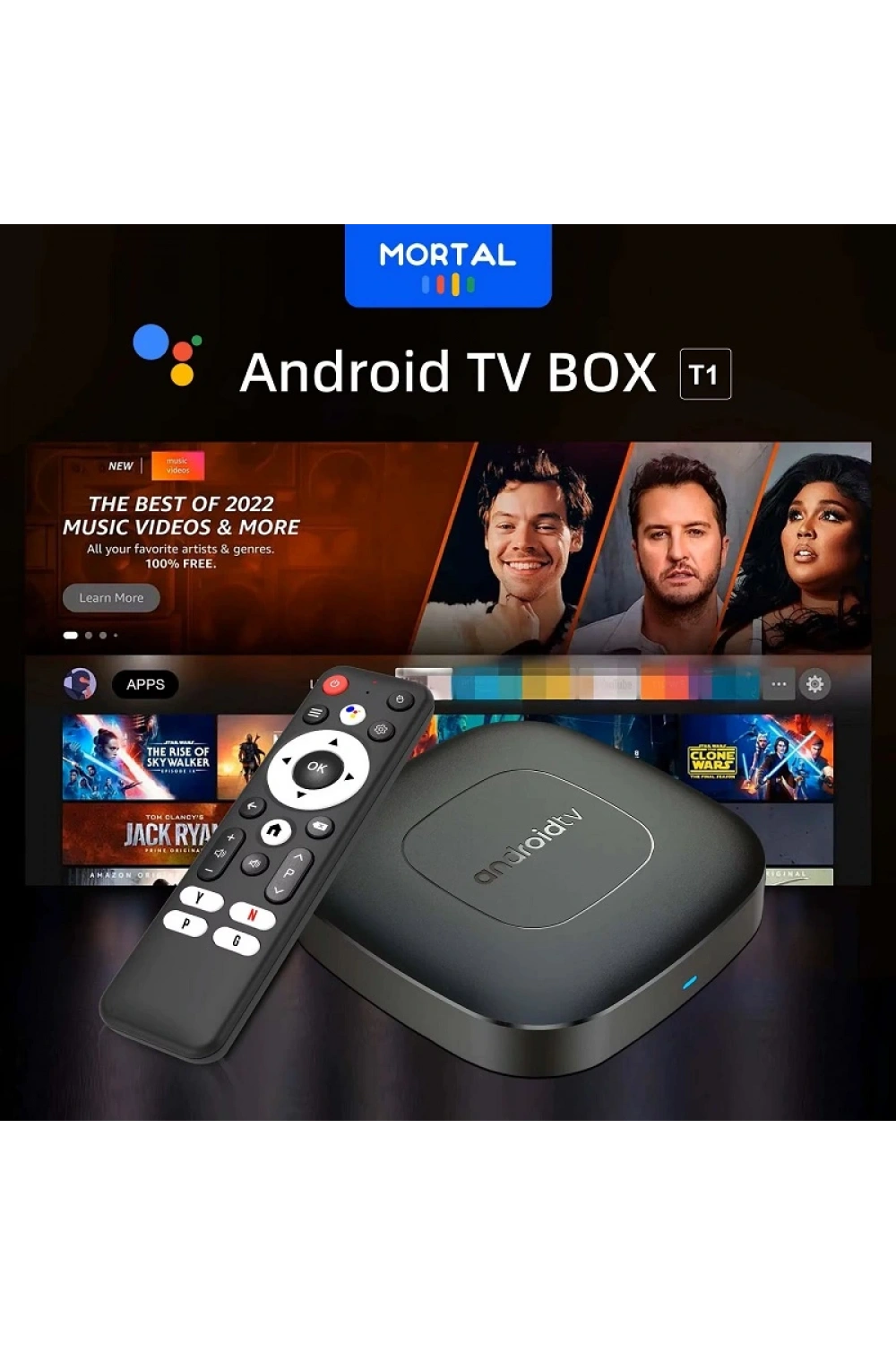 Pl-770 Android 13.0 8k Hdr Android Tv Kutusu Wifi 2.4g/5g