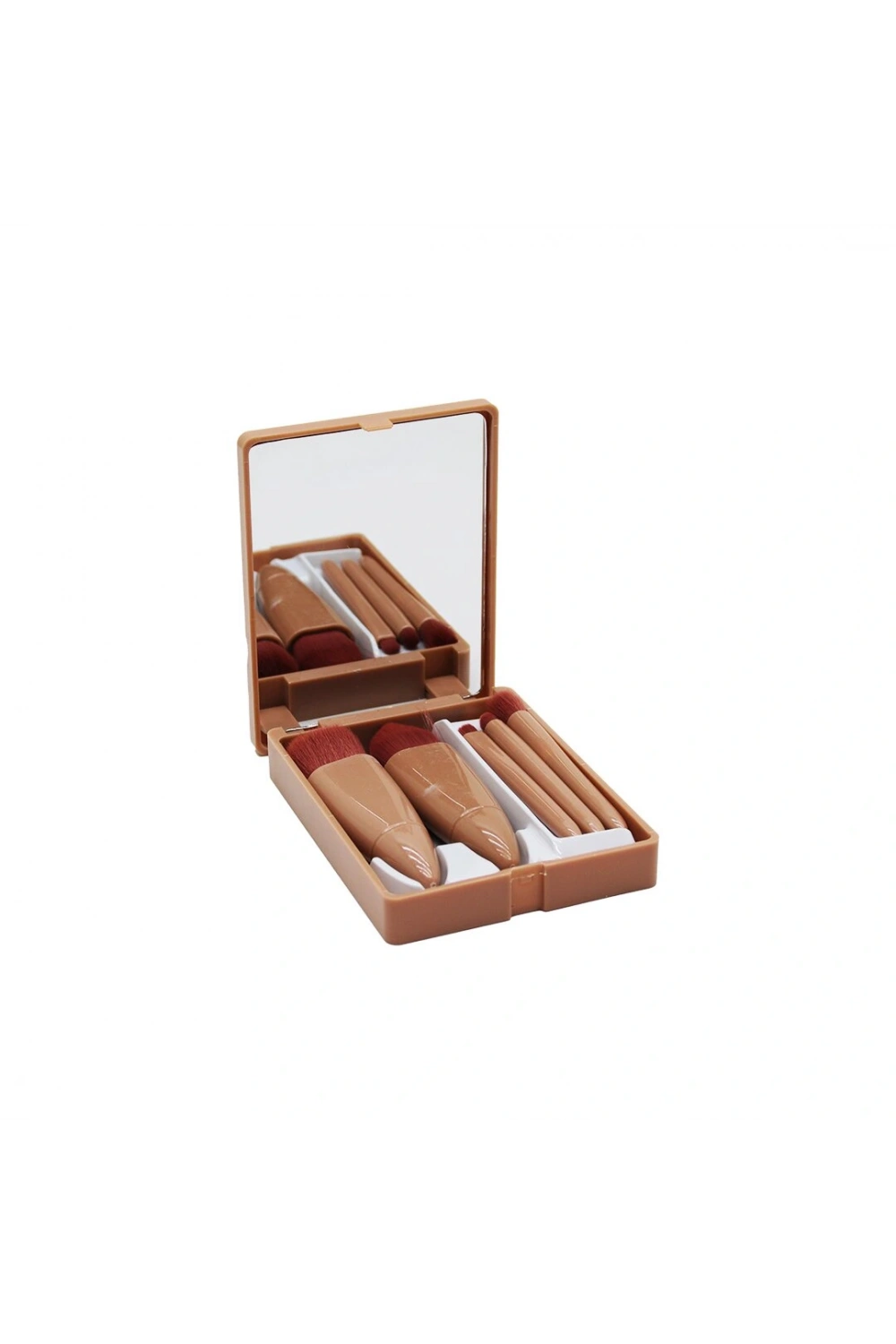 Mujgan Mjgn-318 ( 5pcs + Ayna ) Kapaklı Aynalı Makyaj Fırça Seti*360