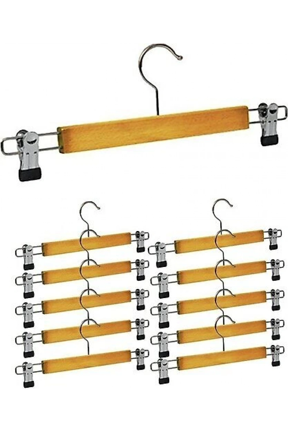 Newlife Clkn-110 ( Ahşap & Metal Uçlu ) Etek Askısı*150