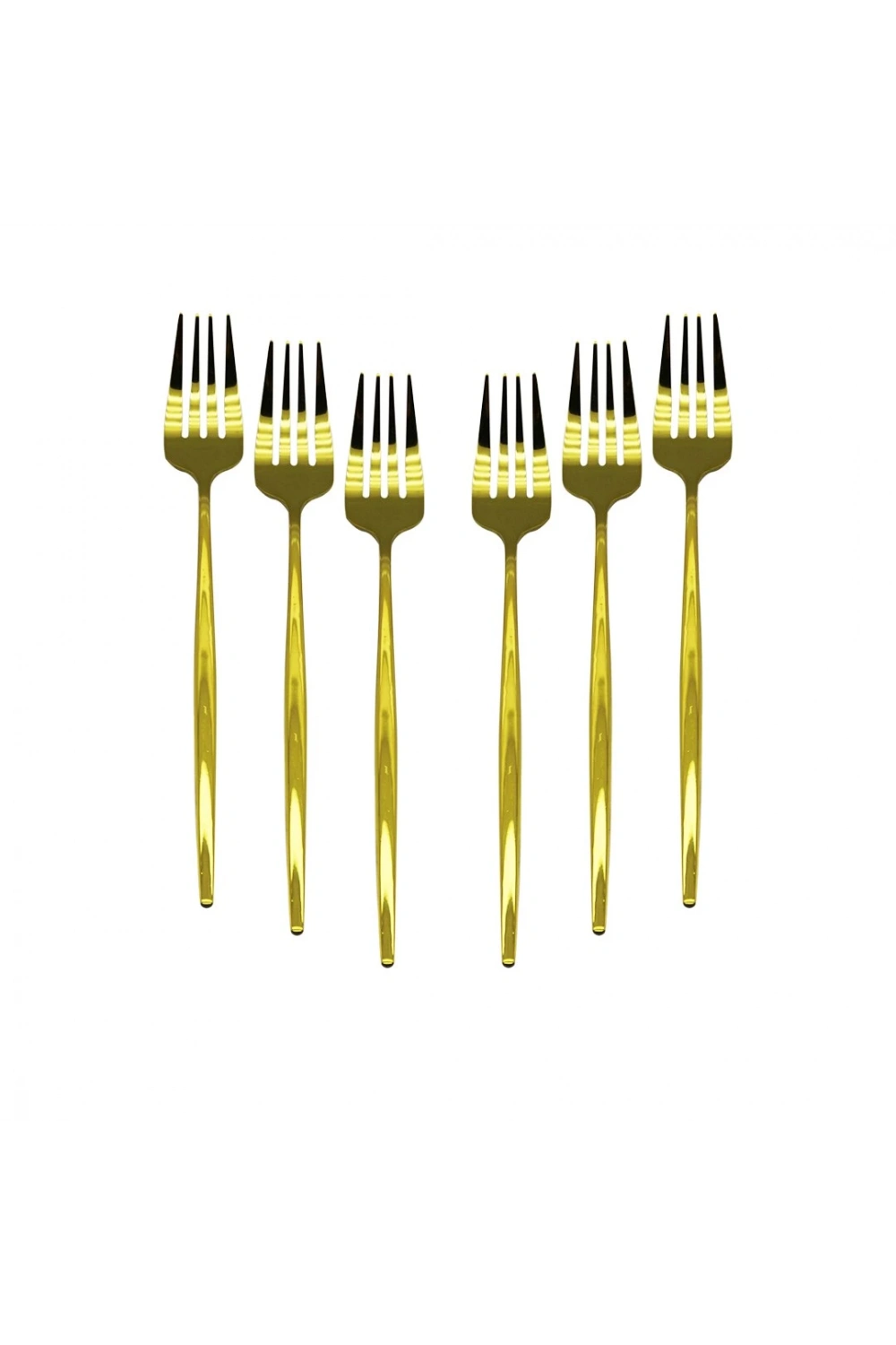 Newlife Clkn-2232 ( 6pcs ) ( Gold ) Yemek Çatal Seti*100