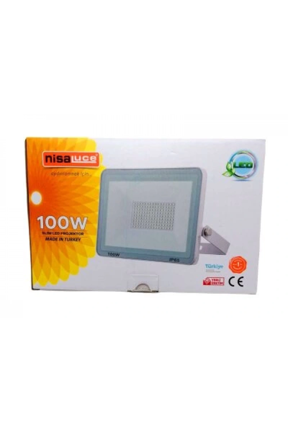 Nisaluce Elp-06 100w Slım Led Projektor*10