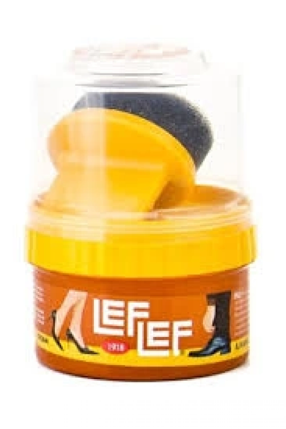 Nuri Leflef ( Hazır ) ( Cilalı Süngerli ) ( A.kahve ) Krem Ayakkabı Boyası 60ml*12x6
