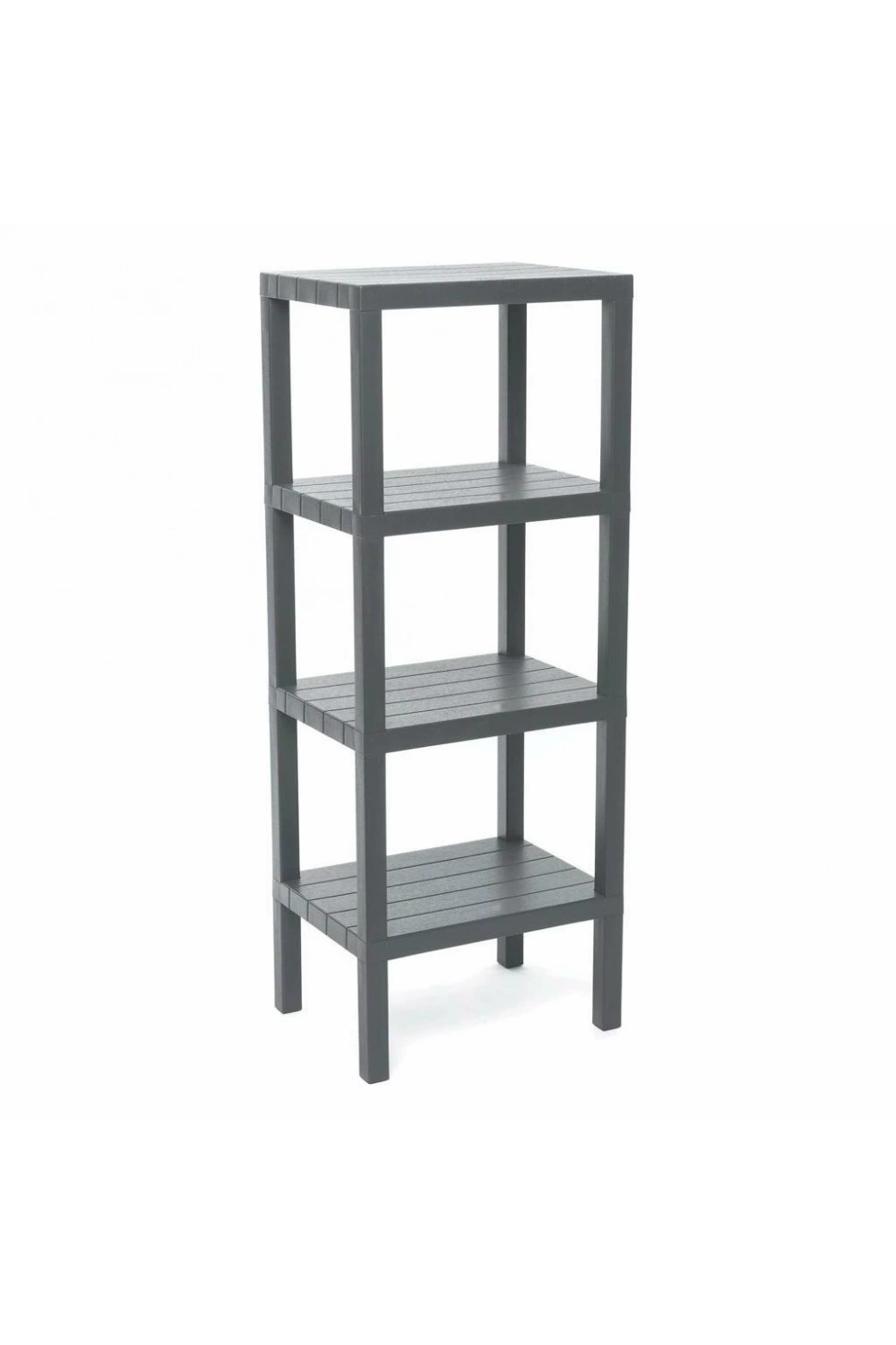 Ombeg Om-0220-2115 ( 4 ( Düz ) Raflı & Gri ) Modüler Ünite Plastik*6