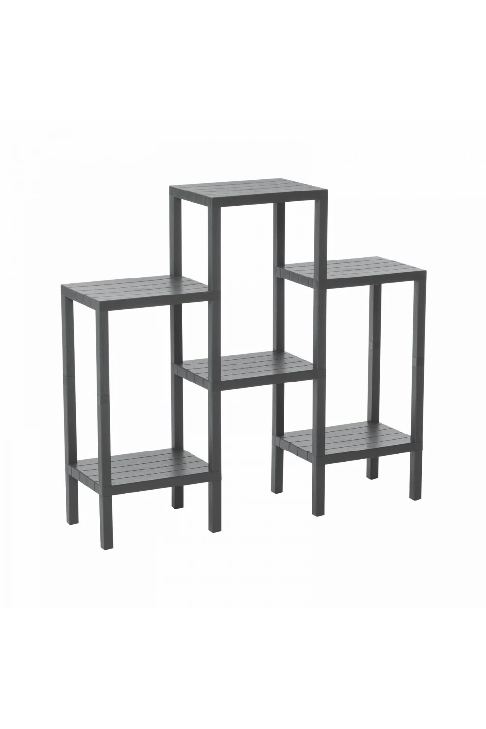 Ombeg Om-1108-0150 ( 6 ( Düz ) Raflı & Gri ) Modüler Ünite Plastik*4
