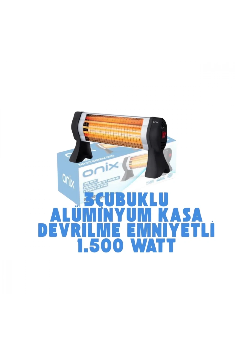 Onix Masa Altı Elektrikli Isıtıcı Soba 1500 Watt