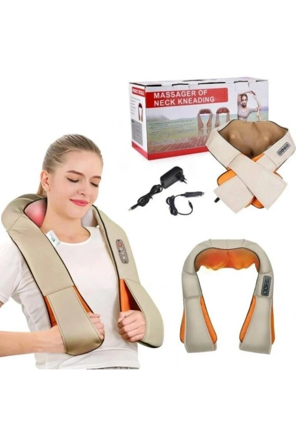 Ovmalı Ve Isıtmalı Boyun Masaj Aleti