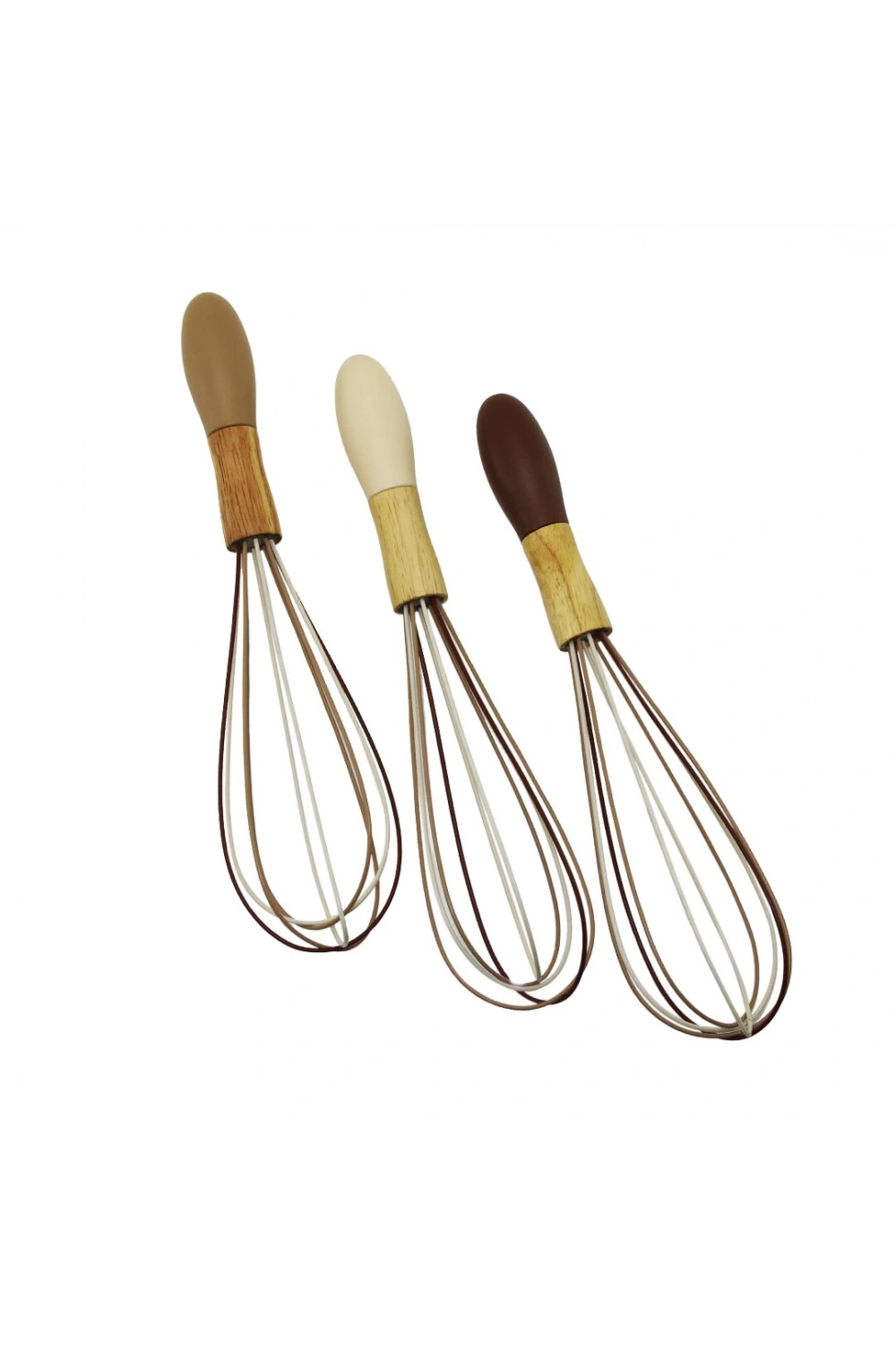 Pablıto Home Pbt-173 ( No-12 ) ( Silikon ) Çırpıcı ( Ahşap Bambu & Plastik Saplı )*12x24
