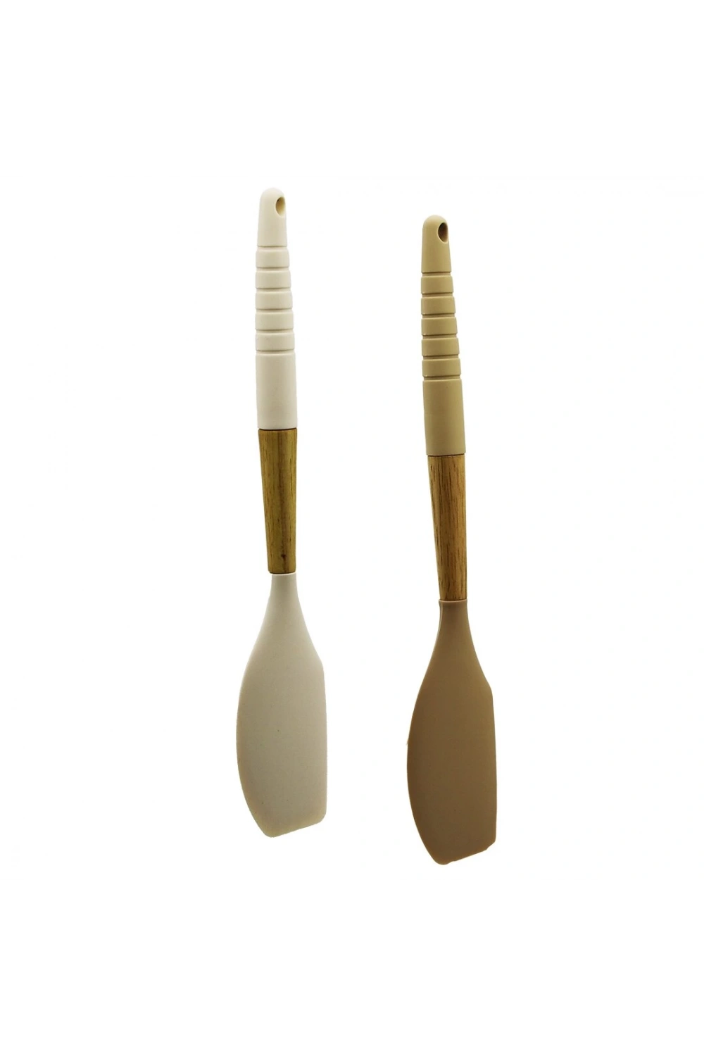 Pablıto Home Pbt-176 ( Silikon ) ( Spatula Düz ) ( Ahşap Bambu Sap & Silikon Kılıflı ) ( 32cm )*24x6