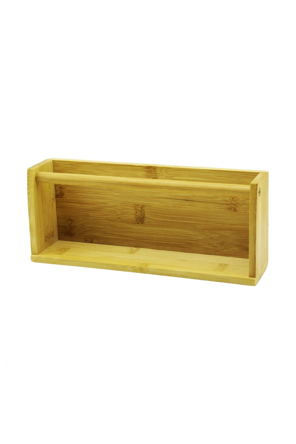Pablıto Home Pbt-308 ( Ahşap Bambu ) Duvar Rafı ( Mıknatıslı Montaj ) ( 10.2 X 25cm & Y: 5--6cm )*36