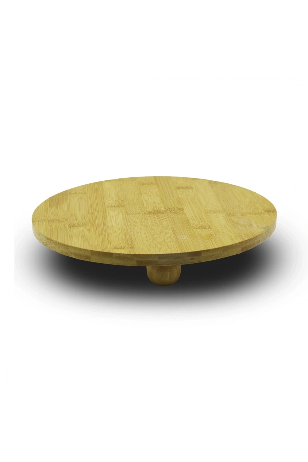 Pablıto Home Pbt-344 ( Yuvarlak=29cm ) ( 3 Mini Top Ayaklı ) Ahşap Bambu Sunum Tahtası & Mini Sofra*12