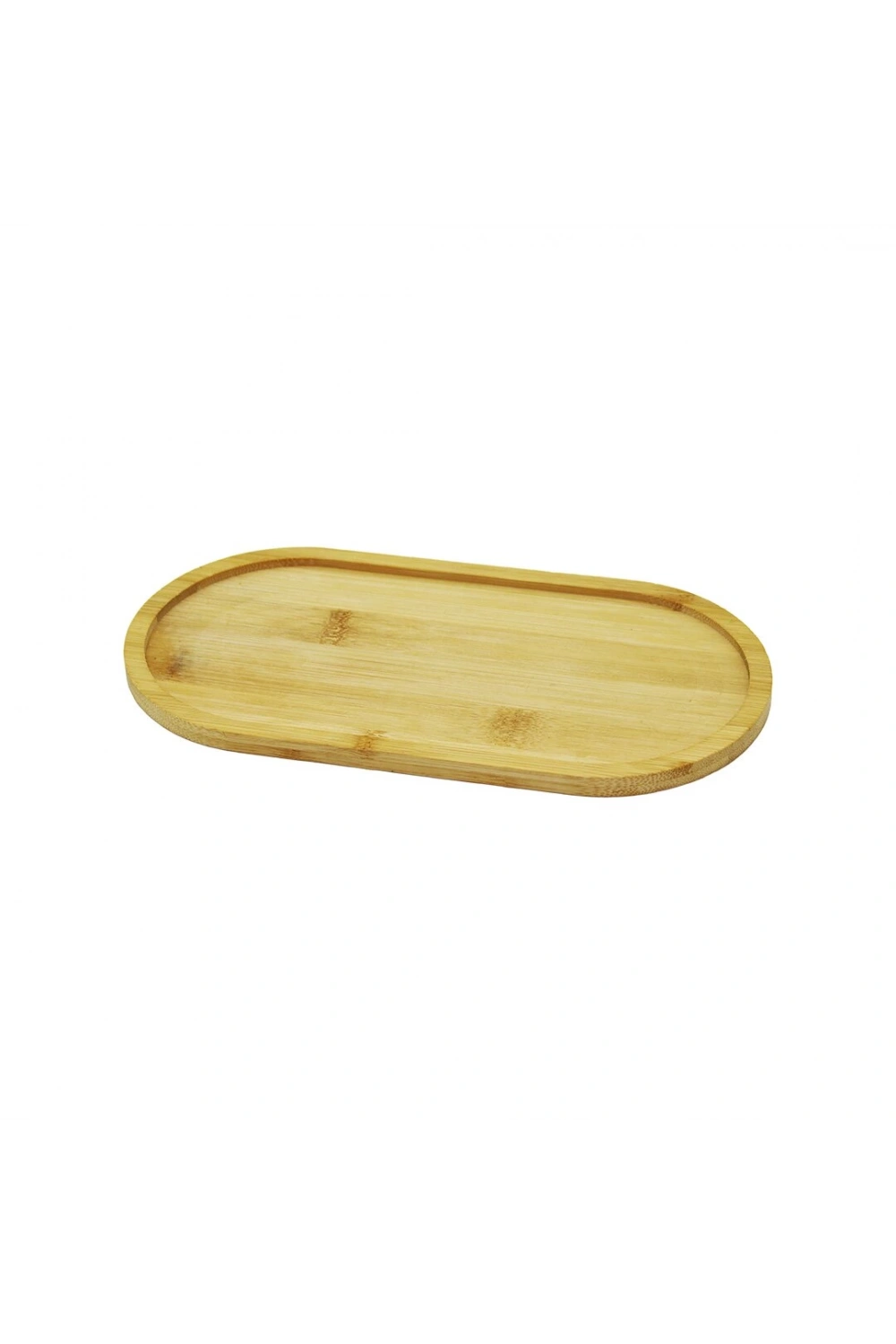 Pablıto Pbt-278 ( Oval ) Ahşap Bambu Yağdanlık Altlık ( Mini Tepsi ) ( 20x10x0.8cm )*240