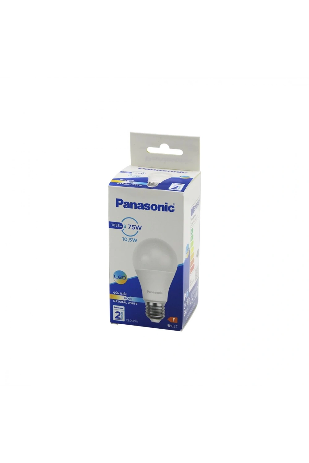 Panasonic (ldach-11-wg-3t7 ) (natural White & Gün Işık) (10.5w=75w) (e27) Led Ampul (1055lm) (4000k) (15000 Saat Ömür)*20x5