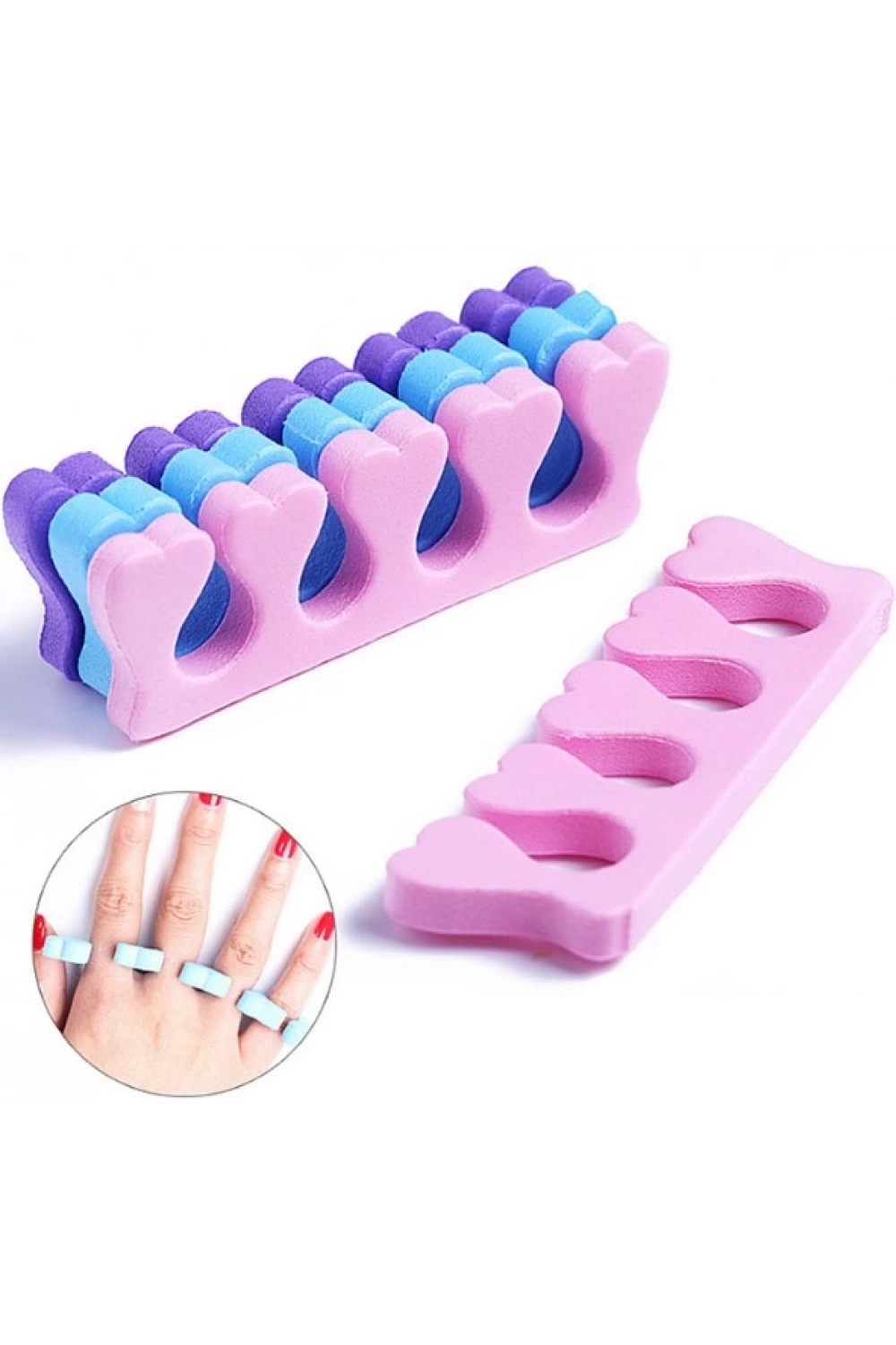 Parmak Ayırıcı Sünger Manikür Pedikür Aparatı 5 Adet