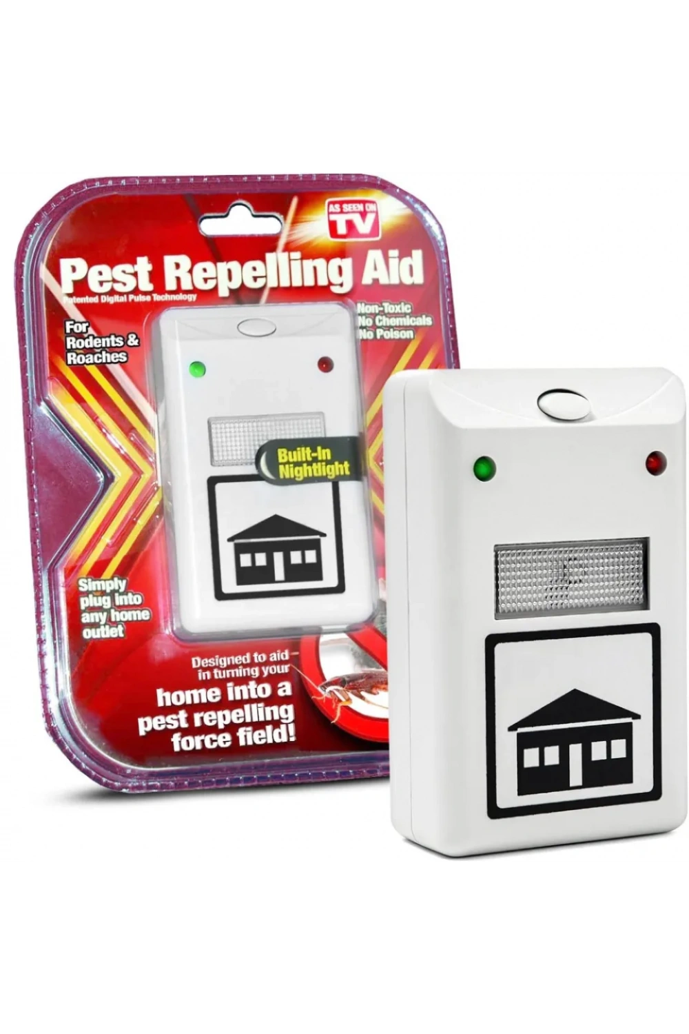 Pest Repeller Böcek Sinek Haşere Fare Kovucu Ultrasonik Zararlı Kovar Cihaz