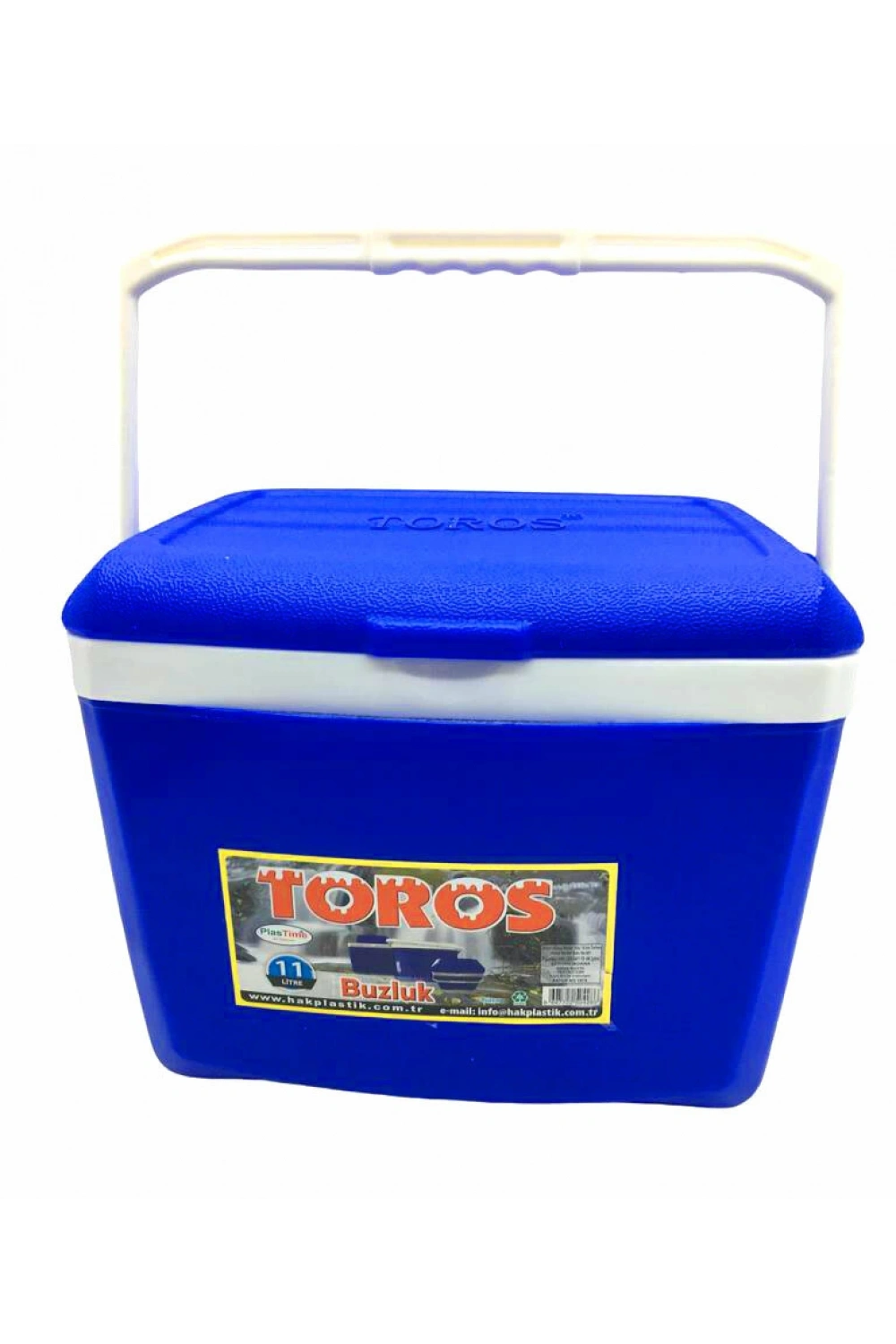Plas Time Toros ( 11lt ) ( Dikdörtgen ) ( Buzluk ) ( Mavi Plastik ) ( Taşıma Kulplu ) ( Brkt-504286 )*8