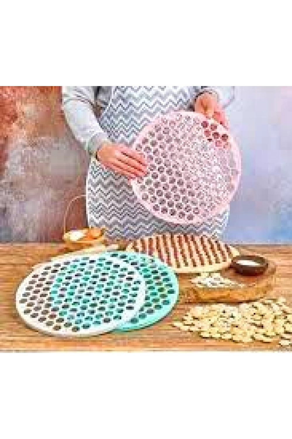 Plastlife Kp-121 ( Büyük & 32cm ) Mantı Kalıbı Plastik*48