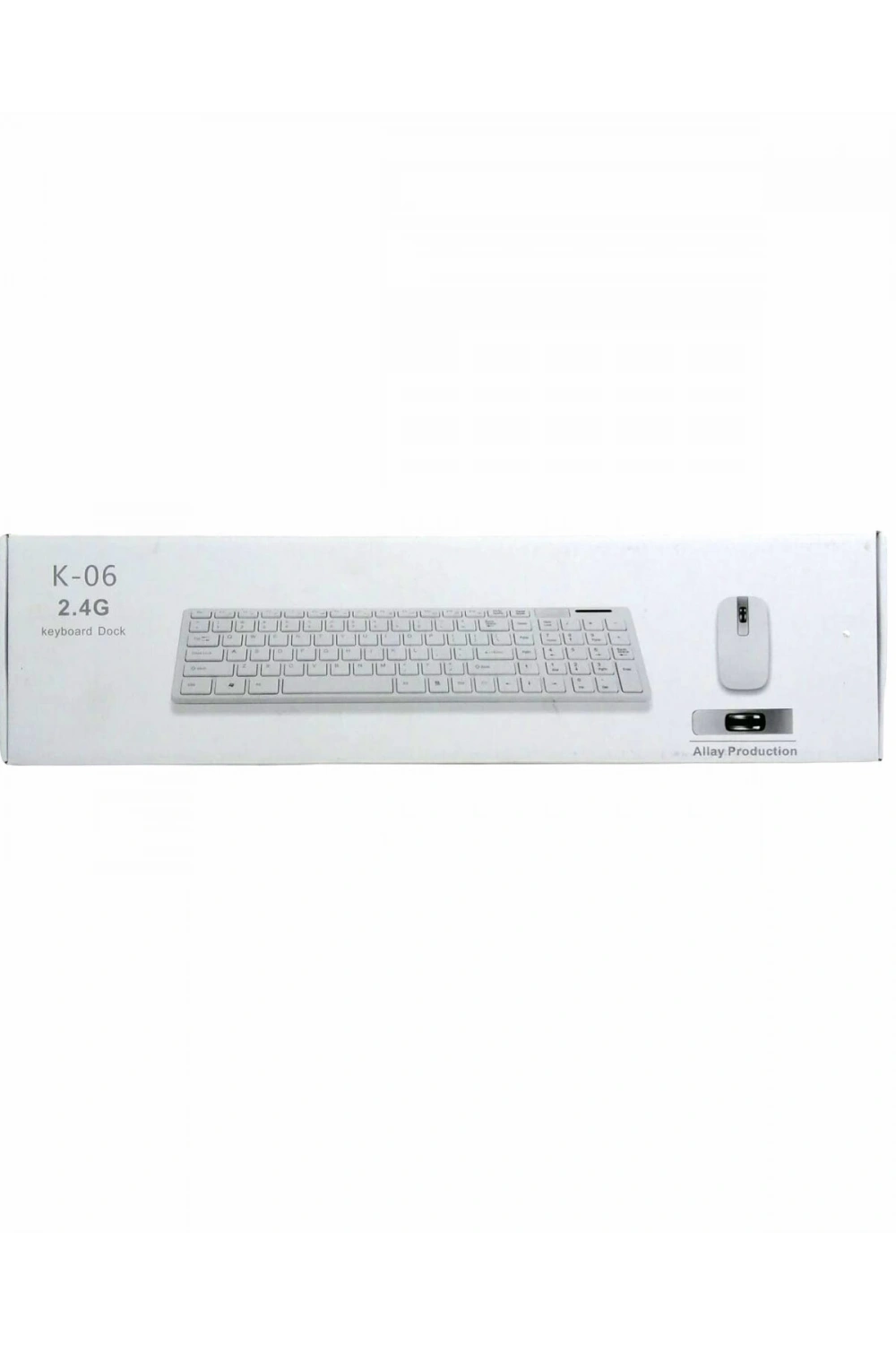Platoon Pl-374 K-06 Beyaz Dock Wıreless Kablosuz Klavye Mouse Set*30