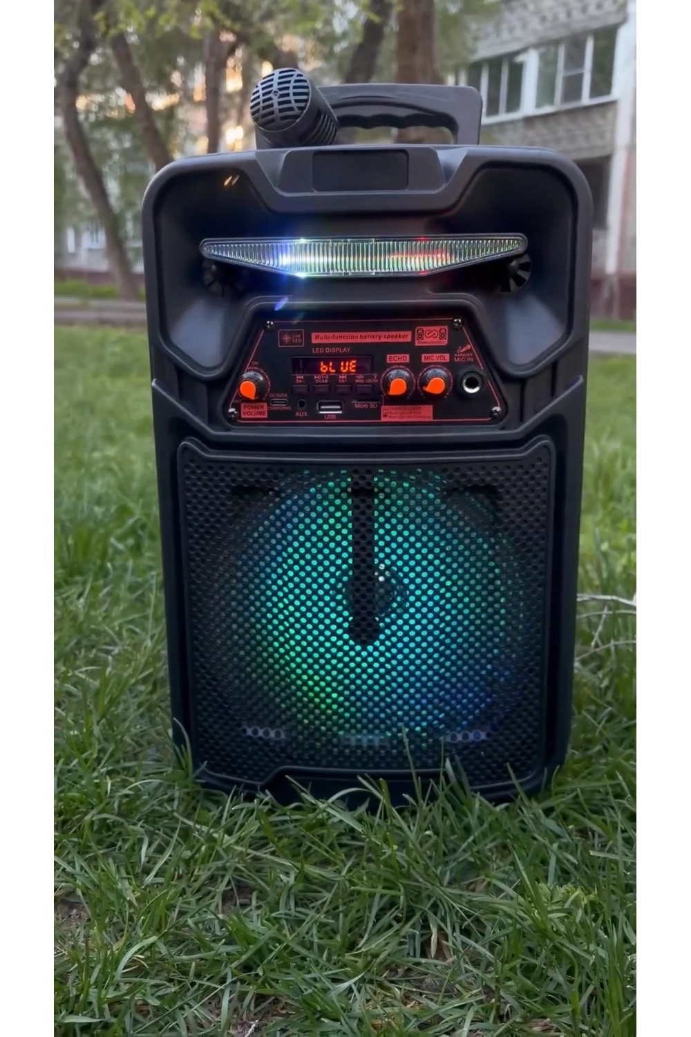 Platoon PL-4680 Bluetooth/Sd/Usb Girişli 8Kumandalı Işıklı Müzik Kutusu