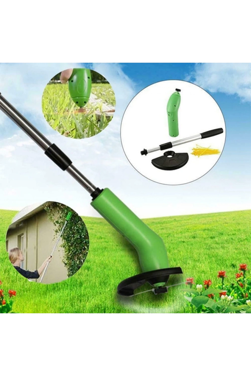 Portatif Zip Trim Çim Biçme Aleti