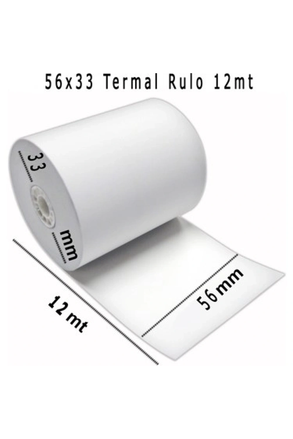 Pos Rulo Termal Yazar Kasa Ve Pos Rulosu 56 Mm X 12 M 10lu 1 Paket