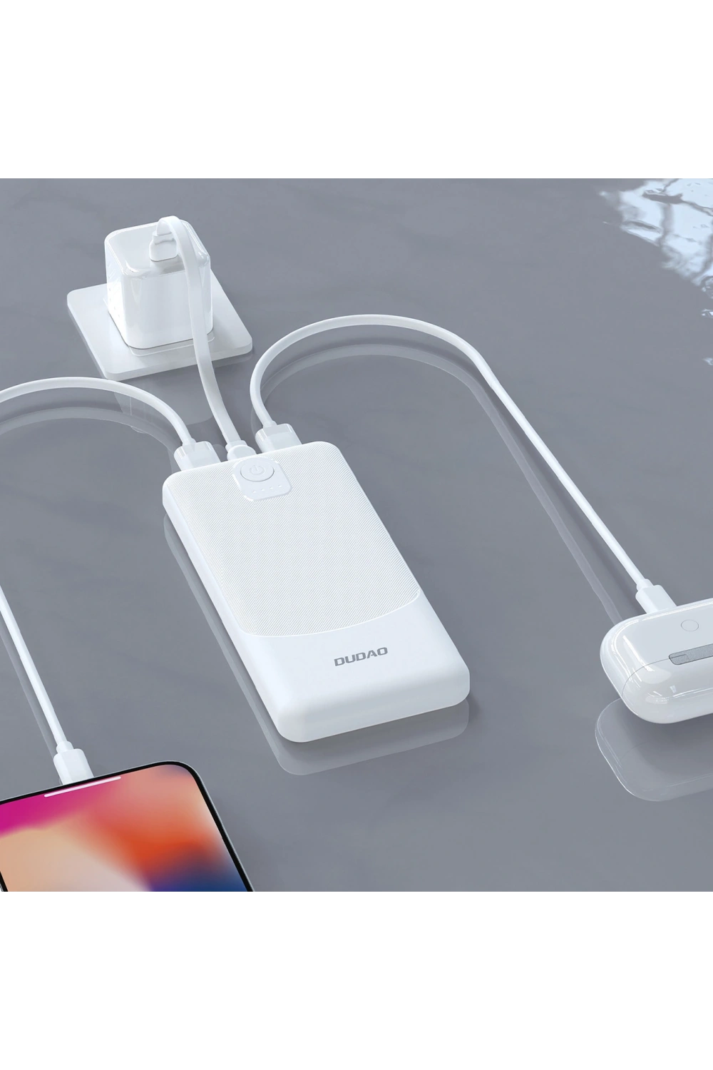 Powerbank Dudao K10 10000mah 2.4a 2 X Usb-a - Siyah