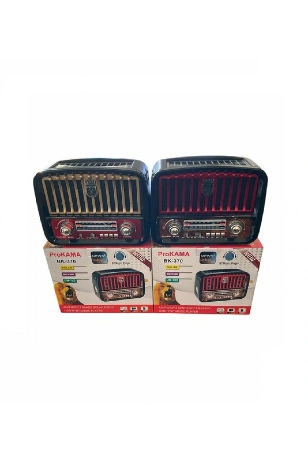 Prokama Bk-370 Nostaljik Tasarım Güneş Enerjili Radyo