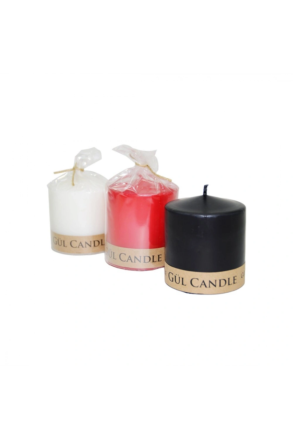 Psf-yenii Gül Candle ( 7x7 & Küçük ) ( Renkli ) Silindir Mum*20=k