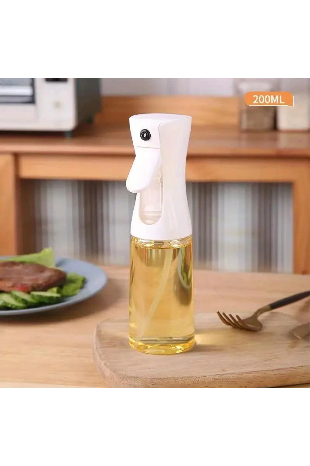 Püskürtmeli Sprey Yağ Limon Sirke Sos Şişesi Cam