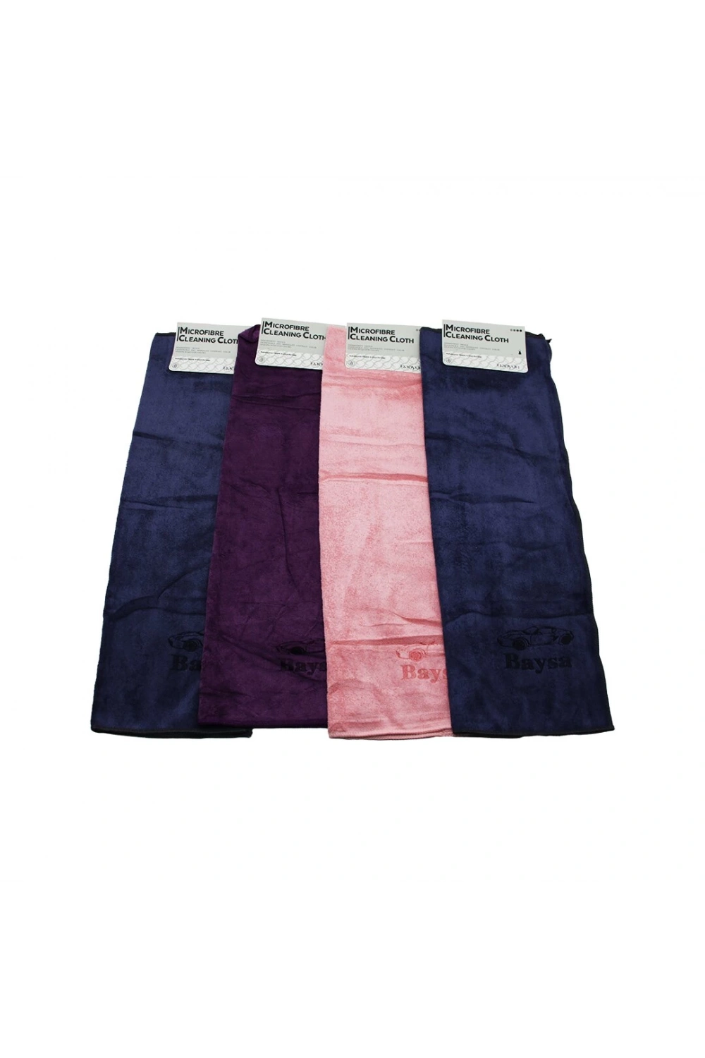 Qaoyon Mıcrofıbre Cleanıng Cloth Baysa-1657 ( 40 X 60cm ) ( Kadife Model Lüks ) ( Renkli Mikrofiber ) Temizlik Bezi*24x20