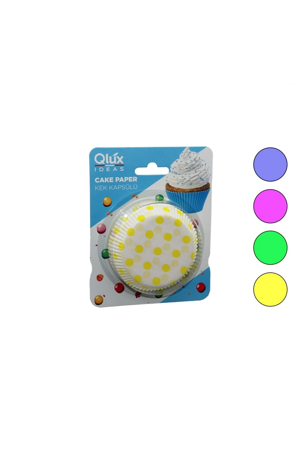 Qlux C-00168 ( 50pcs ) Turta & Cupcake Kek Kapsül*60