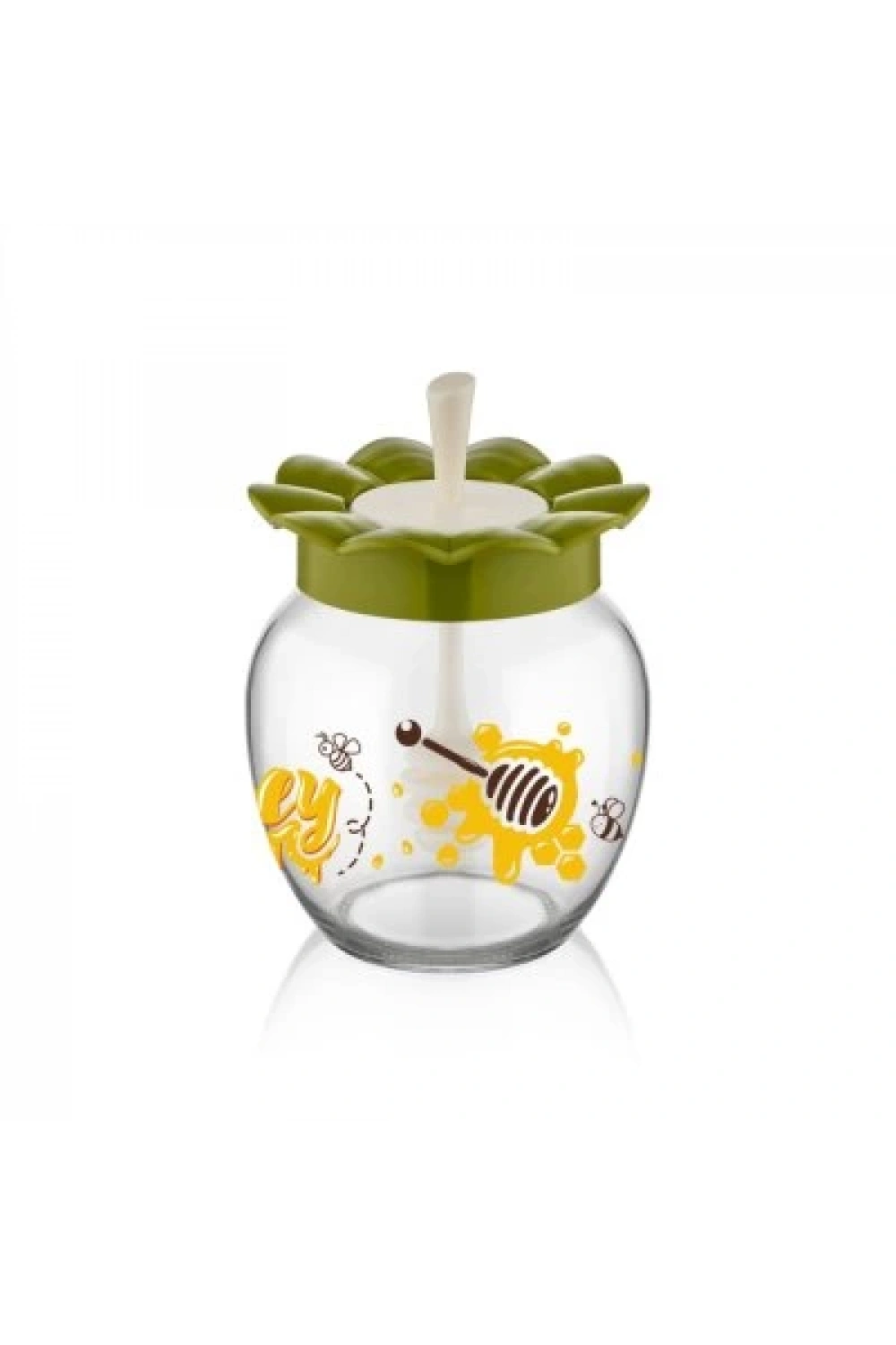 Qlux C-181 Frutta Kaşıklı Kavanoz 370cc*12=k