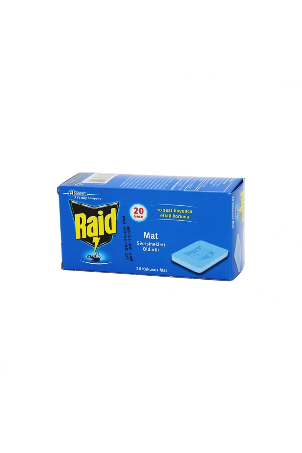Raid Elektro Kokusuz Mat Tablet 20gece Yedek*12x2