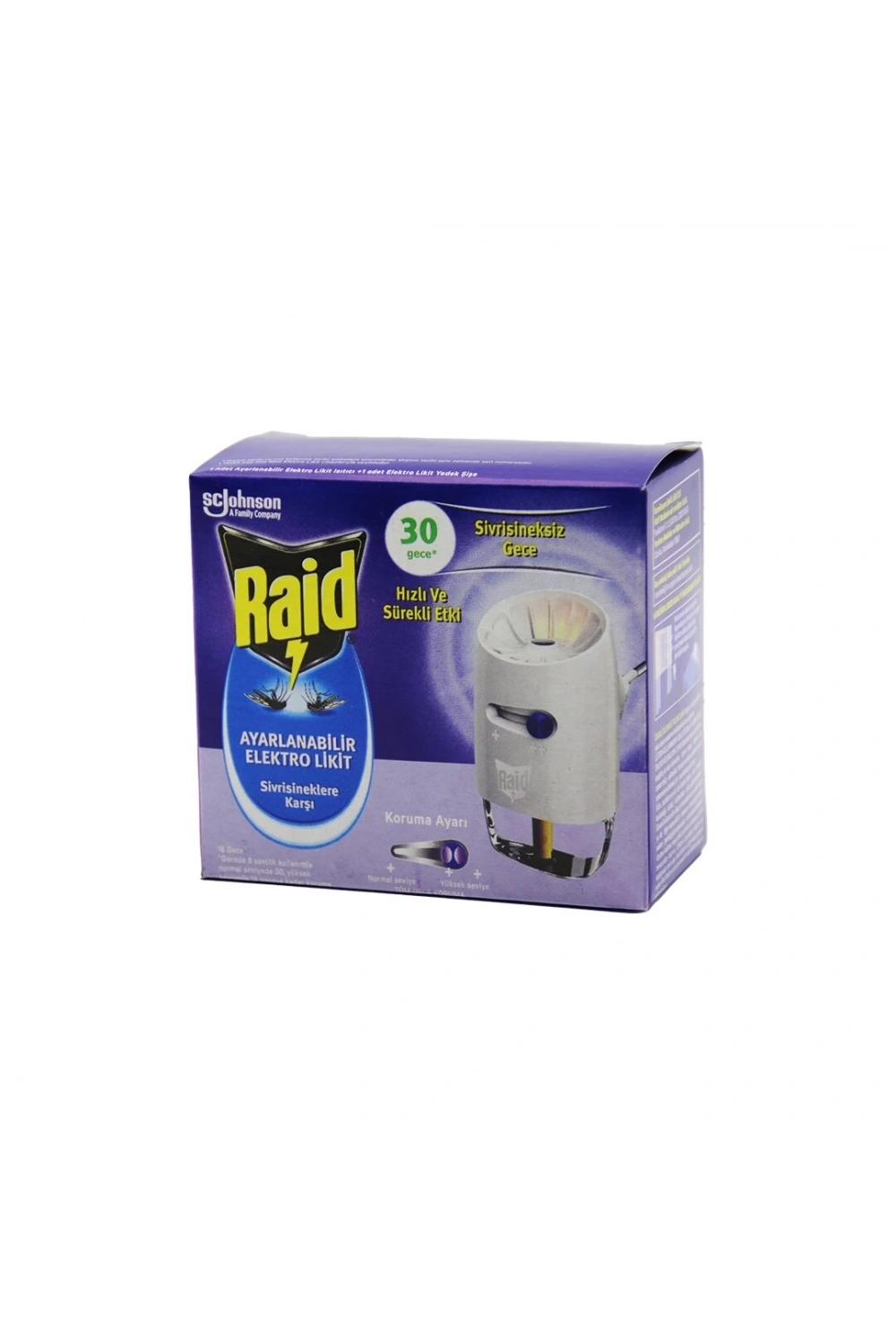 Raid ( Mini Set & 30 Gece ) Elektrolikit Ayarlanabilir Makine Set*6x4