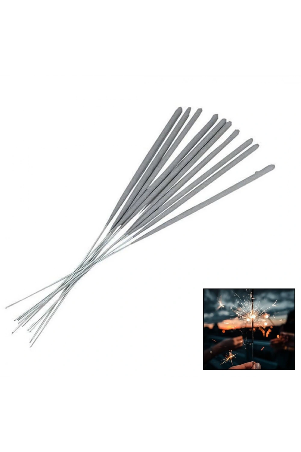Raın Bow Sparklers ( 10pcs ) Dumansız Tel Maytap*100x12
