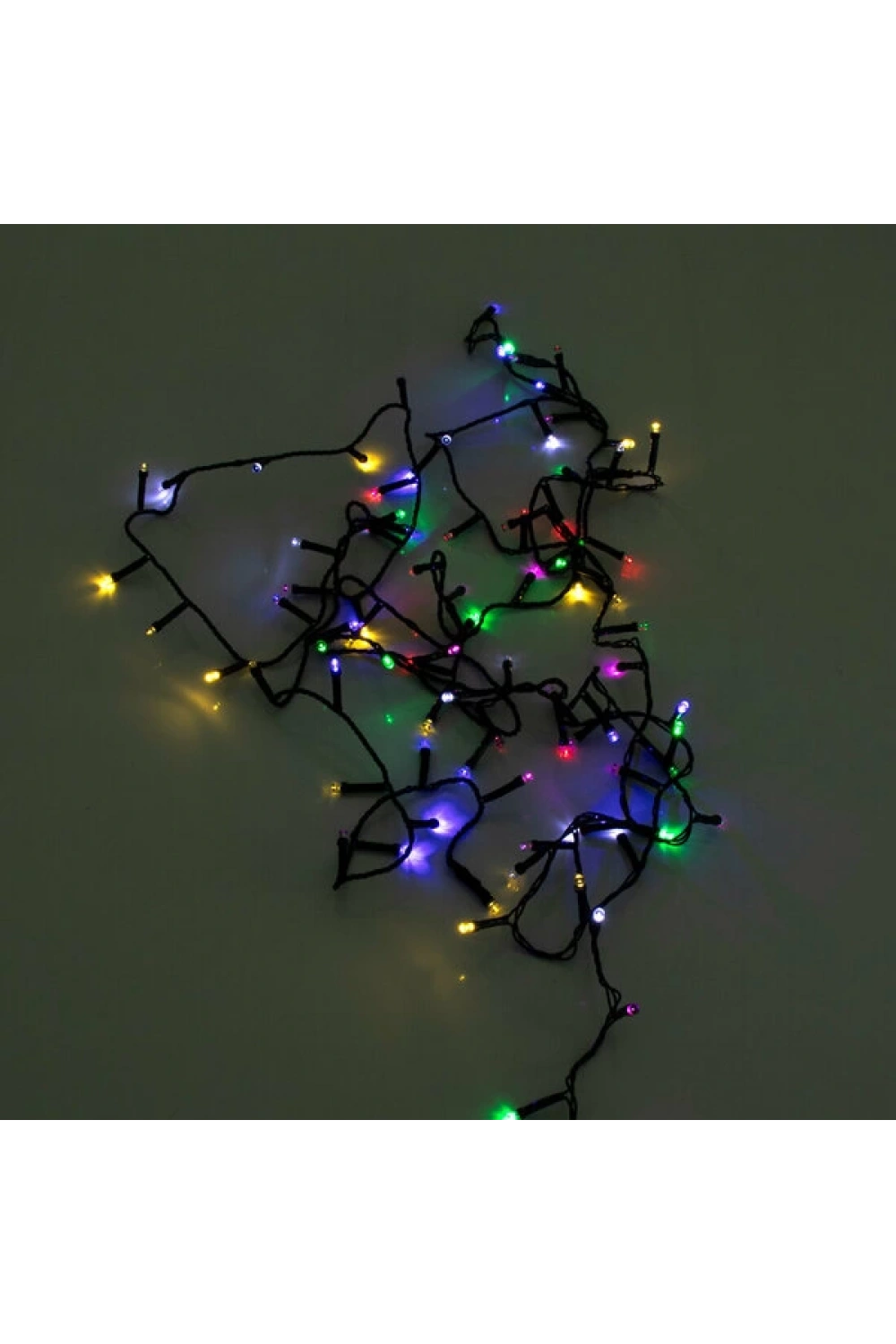 Rgb Renkli Işık Pirinç 10 Metre 100lü Ledli