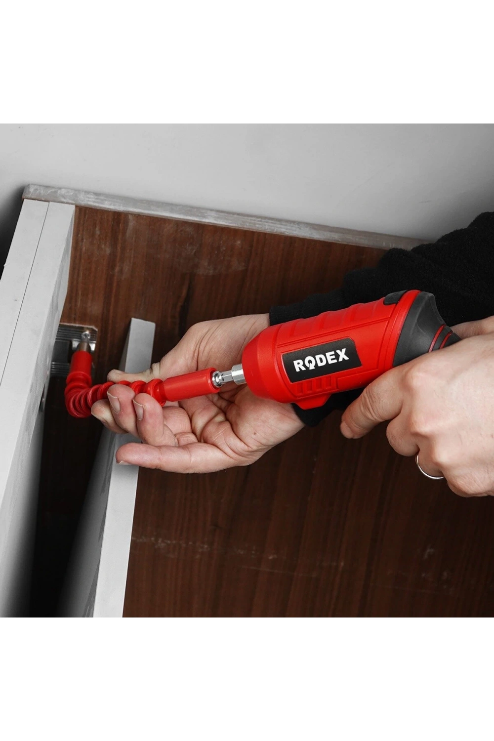Rodex Rdx-3085 ( 2ın1 Kullanım=düz & Tabanca) (şarjlı) Tornavida (11pcs Uç) (ulaşılması Zor Alanlar Aparatı)*20