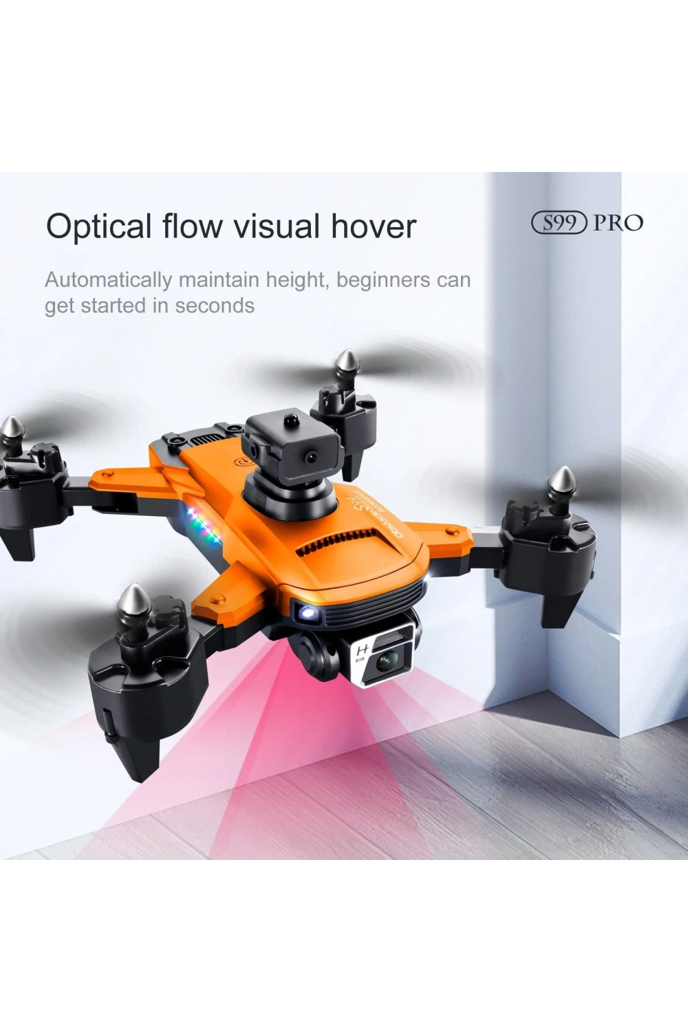 S9 Pro 4k Kamera Drone Uzaktan Kumandalı Katlanabilir, Rc Drone