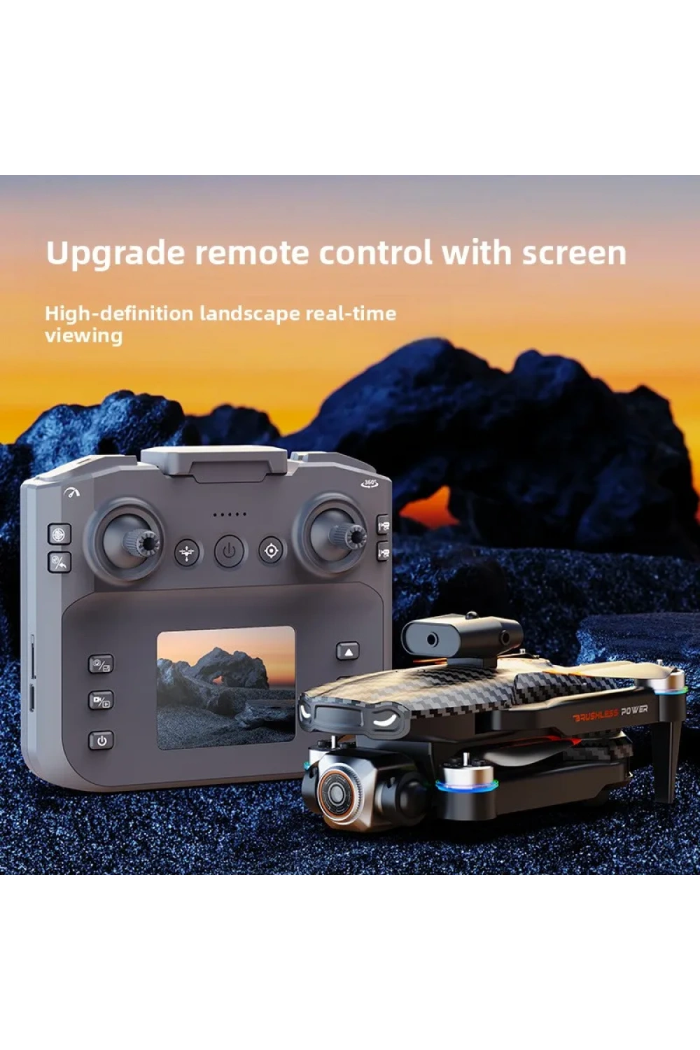 S9 Pro 4k Kamera Drone Uzaktan Kumandalı Katlanabilir, Rc Drone