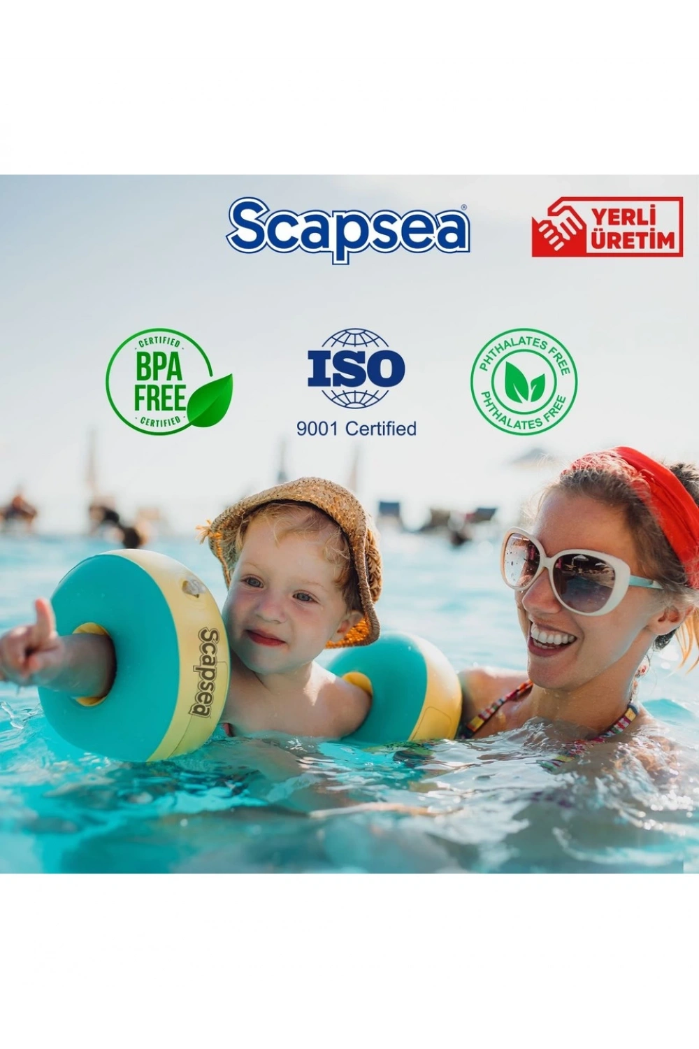 Sacapsea Çocuklar Için Yüzme Kolluğu Içi Dolgulu