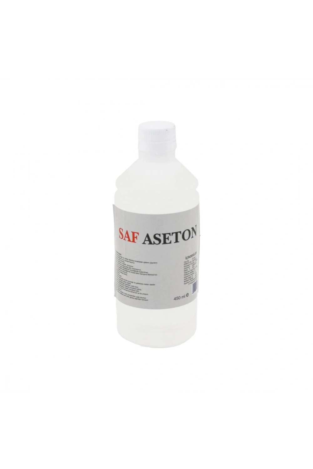 Saf Aseton 450ml ( Oje Sil & Yapışkan Temizleme & Makine Temizleme )*20=k