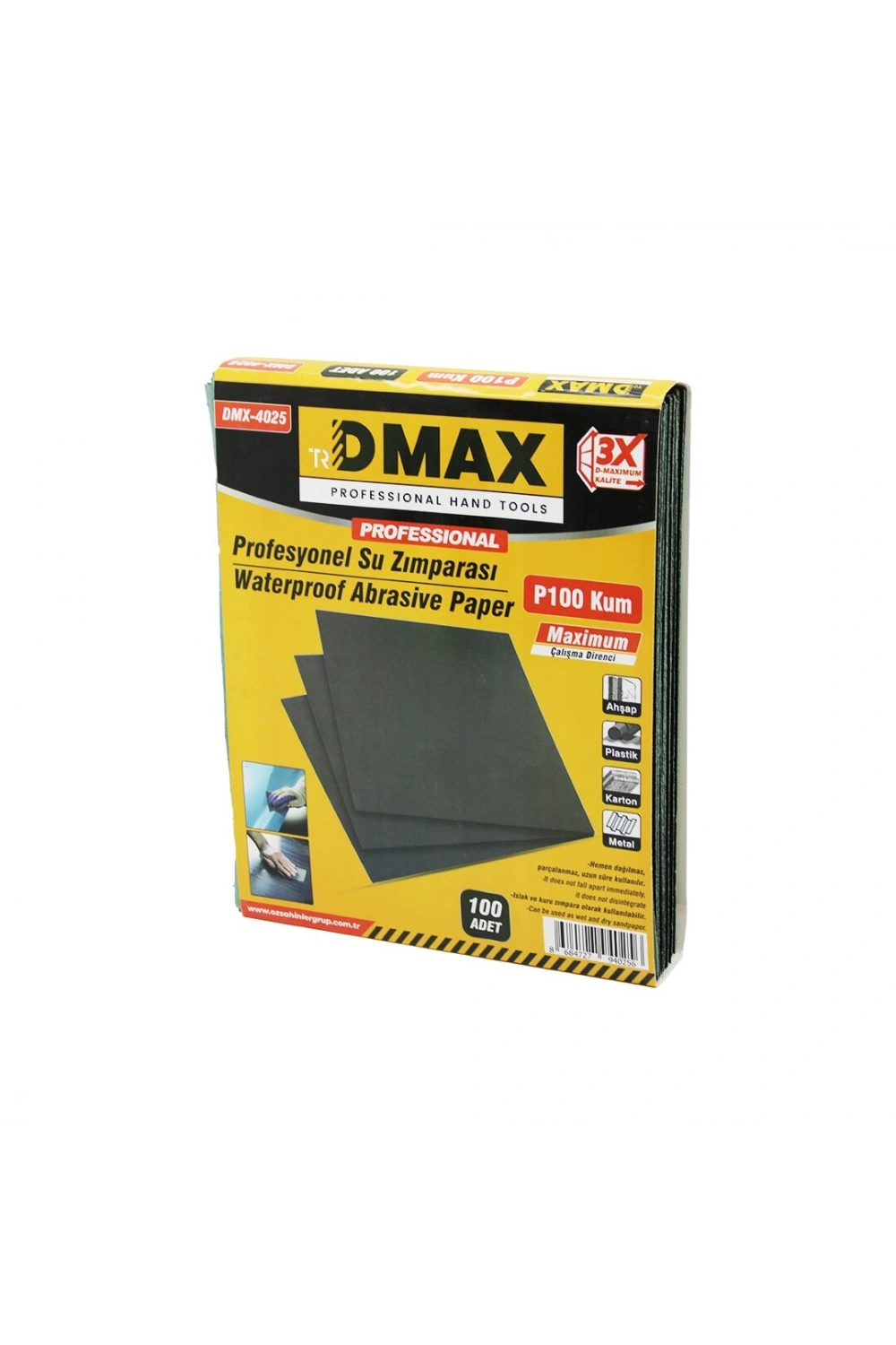 Şahin Tools Şht-211 ( 100 Kum ) ( Kağıt ) ( Su Zımparası ) ( 230x280mm )*100x10