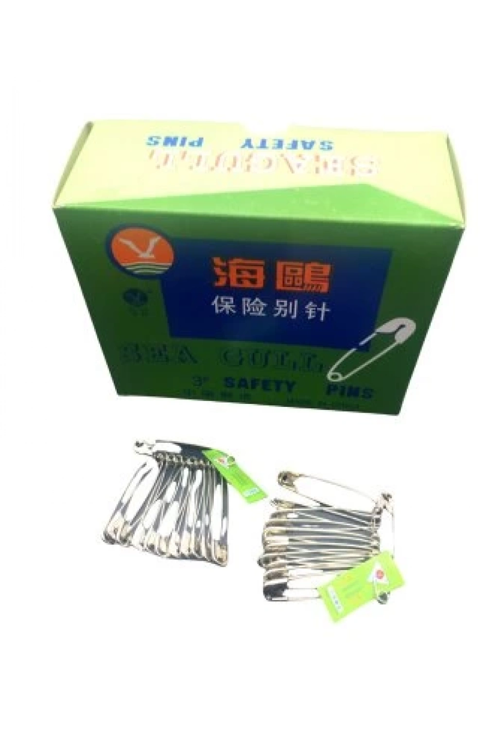 Sea Gull ( Gümüş ) ( No-3# ) Çengelli İğne ( 36pcs X 12li = 432pcs=paket )*1x40
