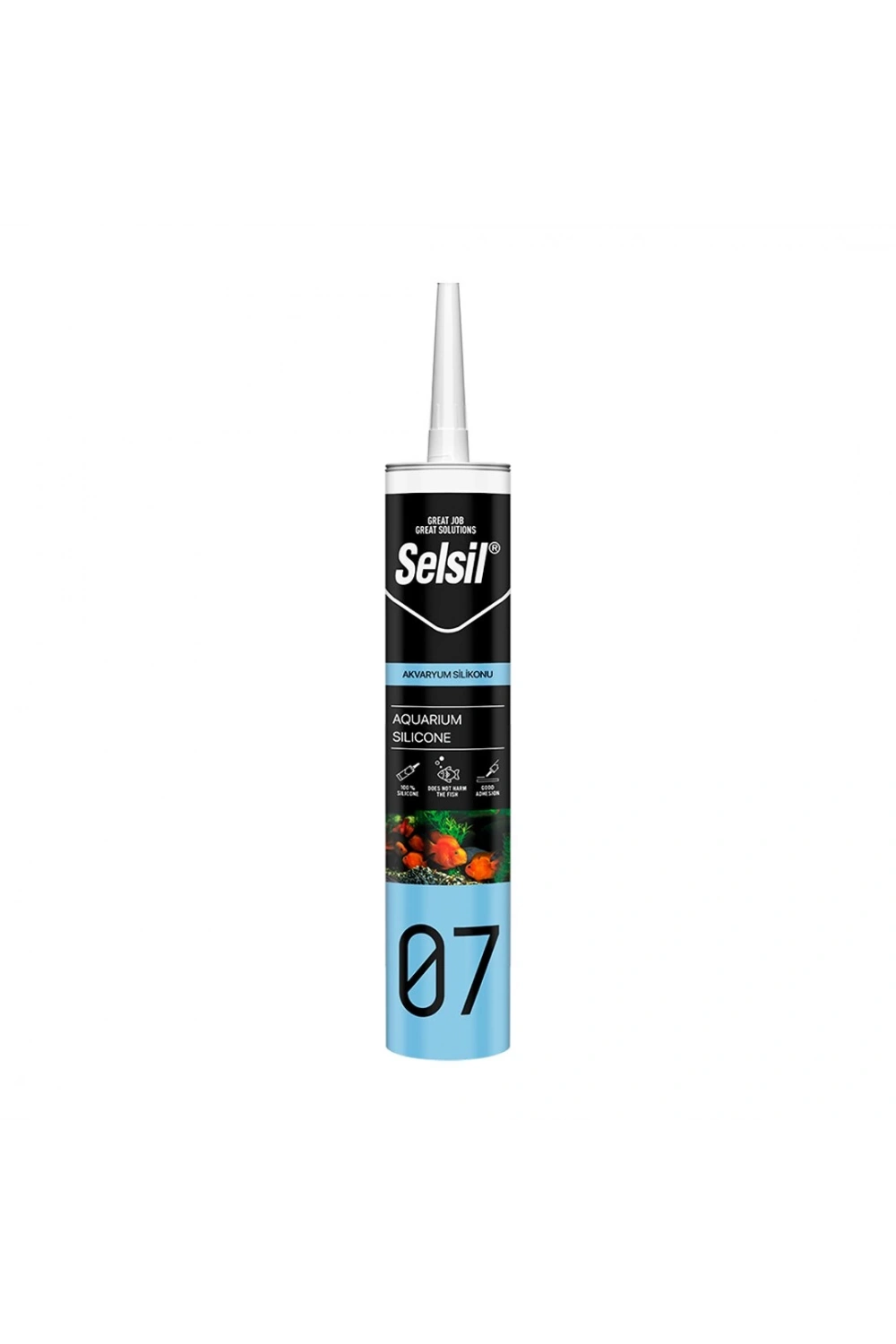 Selsil 07 ( Şeffaf & Akvaryum ) Silikonu 280ml*25=k