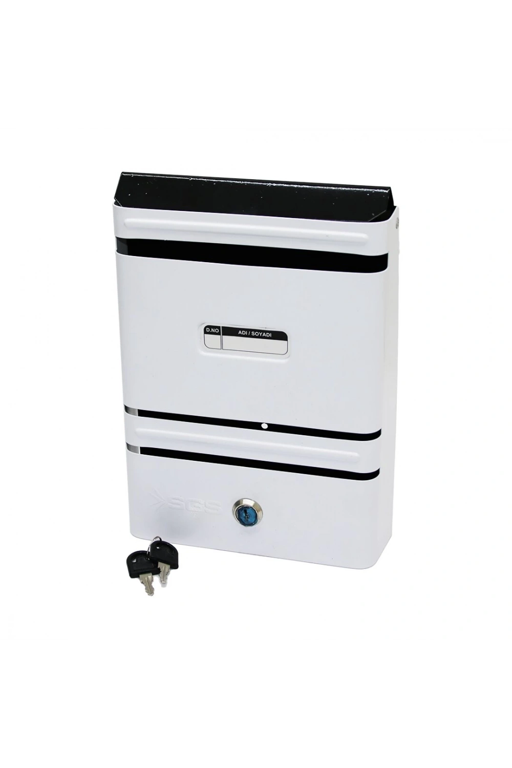 Sgs Tools Sgs-333 ( Metal ) Beyaz Posta Kutusu ( Krom Mandallı Kilit & 2 Anahtar )*20