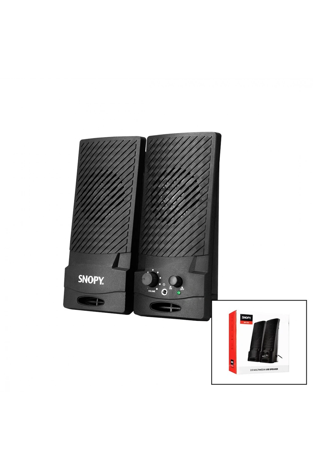 Snopy Sn-510 Usb 2.0 Multimedya 1+1 Hoparlör Speaker Set 4w*40