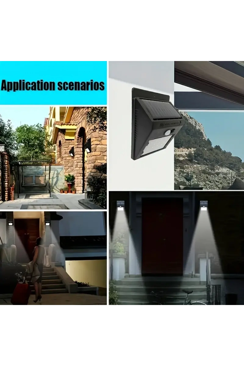 Solar Light Güneş Enerjili 20 Ledli Bahçe Aydınlatma