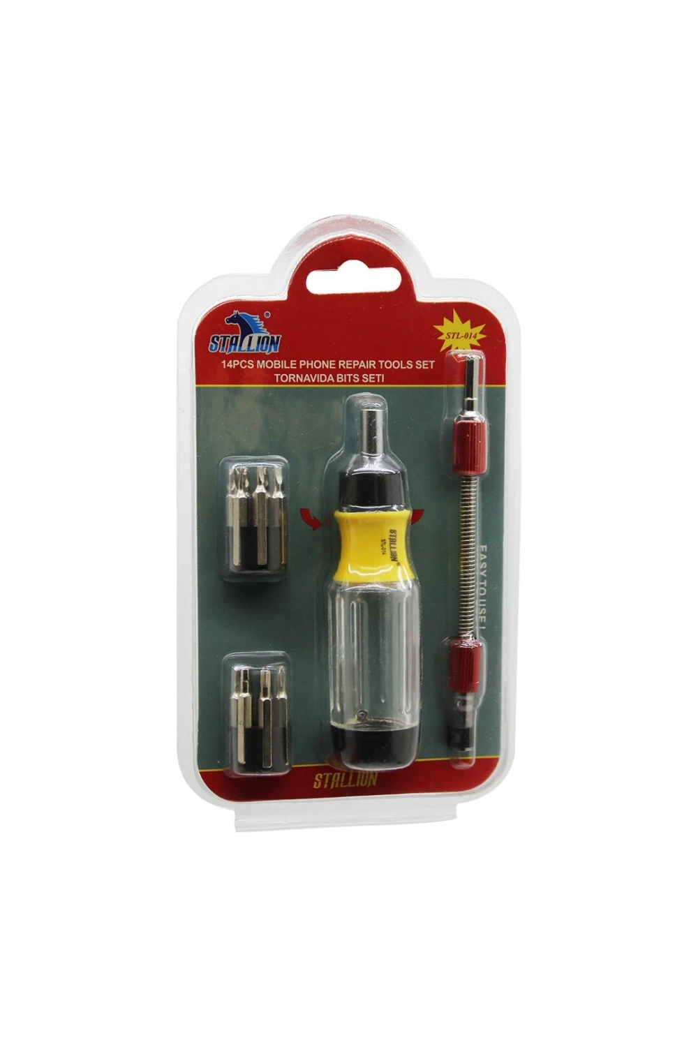 Stallıon Stl-014 ( 14pcs ) Yaylı Telefon Tamir Tornavida Bits Seti*72
