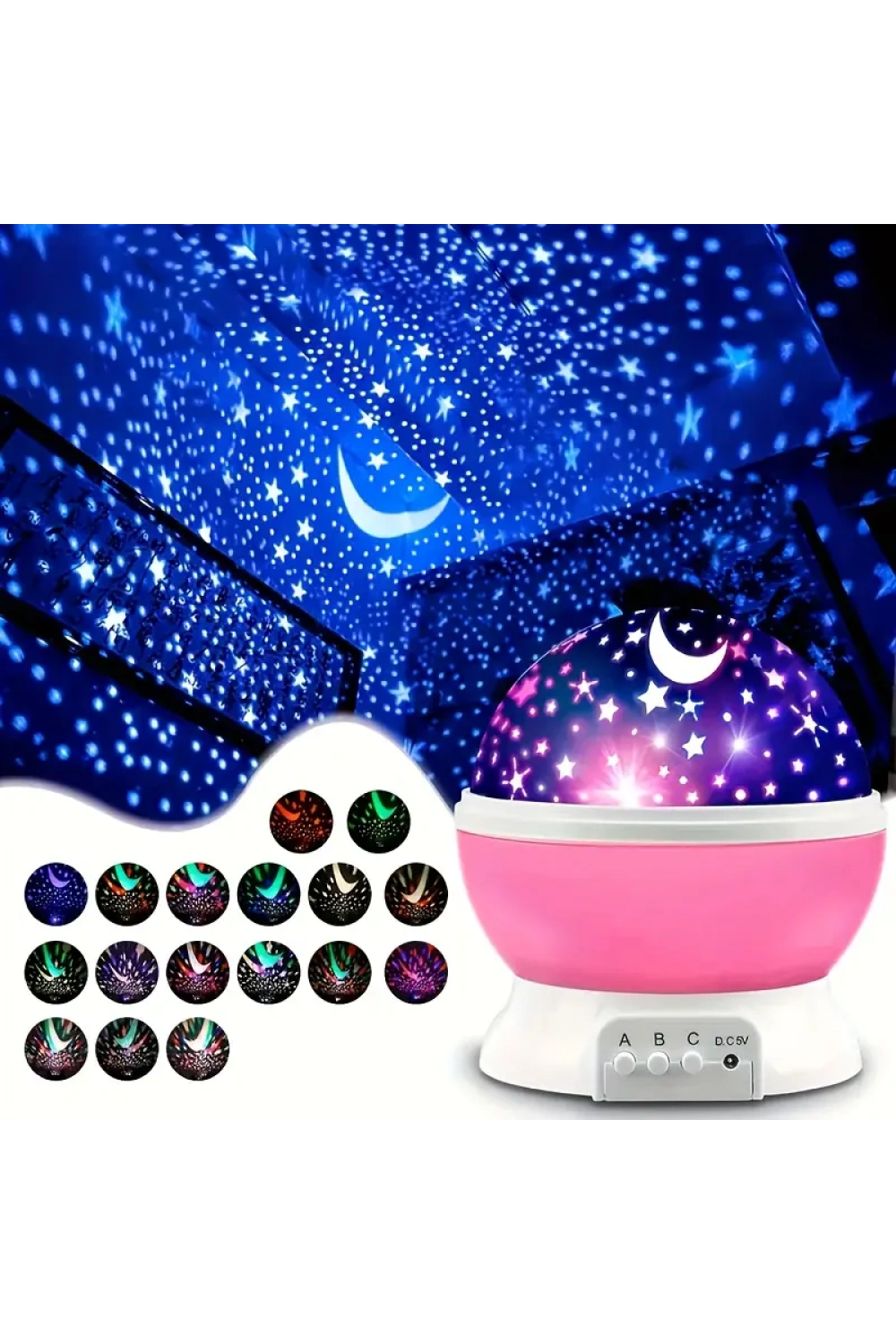 Starmaster Yıldız Yansıtmalı Küre Tip Gece Lambası